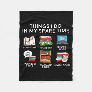 Doe Mijn Boeken Dingen Vrije Tijd Lezen Fleece Deken