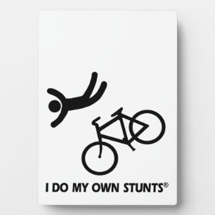 Doe mijn eigen stunts fotoplaat