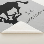 Doe mijn eigen stunts geweldig paardenrennen sherpa deken (3/4)