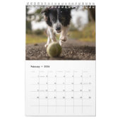 Doe mijn hond Afbeeldingen elke maand wit Kalender (Feb 2026)