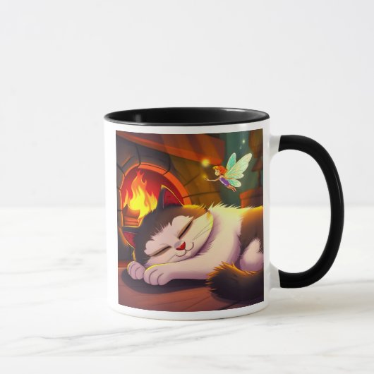 Doe mijn kat een grote dodo. mok (Rechts)