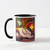 Doe mijn kat een grote dodo. mok (Links)