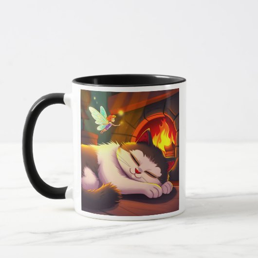 Doe mijn kat een grote dodo. mok (Links)