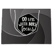 Doe minder, maar met meer focus groot cadeauzakje (Voorkant)