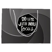 Doe minder, maar met meer focus groot cadeauzakje (Achterkant)