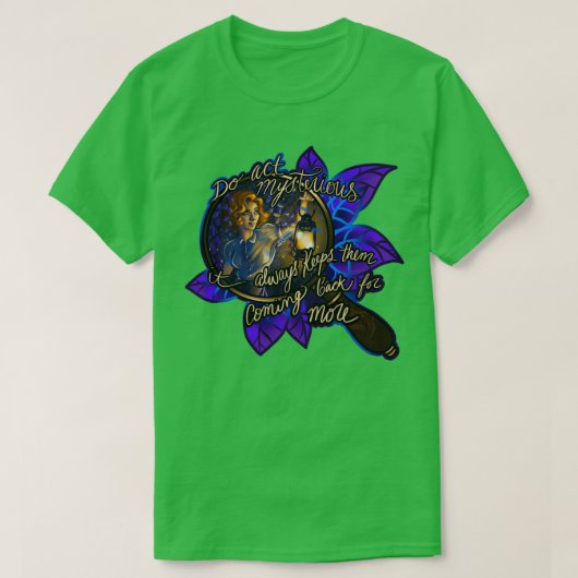 Doe mysterieus t-shirt (Design voorkant)