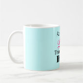 Doe net als een dame denken als een baas koffiemok (Links)