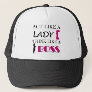 Doe net als een dame denken als een BOSS Trucker Pet