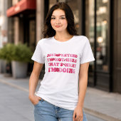 Doe net alsof ik er niet ben Grappige Introvert Tri-Blend Shirt
