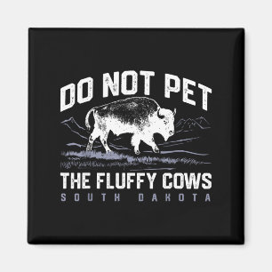 Doe Niet Aaien Fluffy Koeien Nationaal Magneet