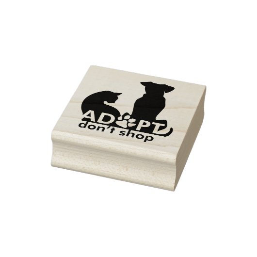 Doe niet aan de kant van Dog Cat Rubberstempel (Stempel)