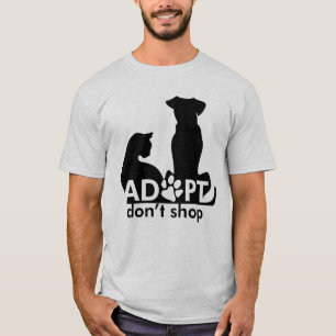Doe niet aan de kant van Dog Cat T-shirt