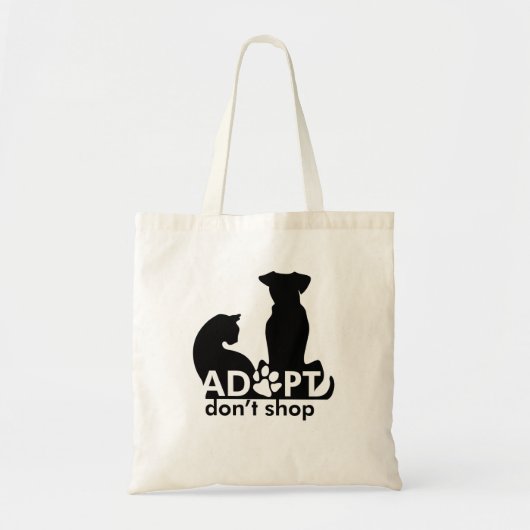 Doe niet aan de kant van Dog Cat Tote Bag (Voorkant)