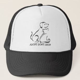 Doe niet aan de kant van Dog Cat Trucker Hat Pet