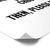 Doe niet al je eieren in één mand. poster (Hoek)