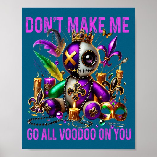 Doe Niet Donker Voodoo Worden Poster (Voorkant)