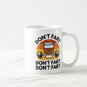Doe Niet Grappig Boeren Fitness Gym Workout Gewich Koffiemok