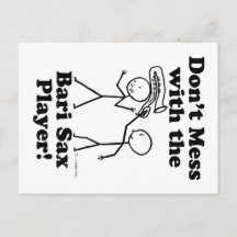 Doe niet meer met de Bari Sax Player