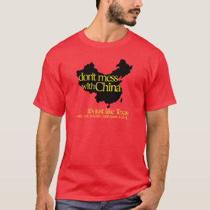 Doe niet met China T-shirt