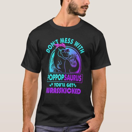 Doe niet met Poppopsaurus, je krijgt Jurasskick T-shirt (Voorkant)