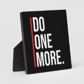 Doe nog één - Gym, Hustle, Succes, Motivatie Fotoplaat (Voorkant)