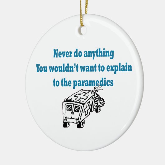 Doe nooit iets...Paramedic Ornament (Links)