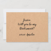 Doe nu alsof je verrast bent door het bruidsvoorst kaart (Achterkant)