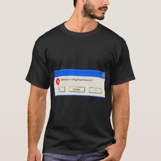 Doe of Doe Niet Er Is Geen Poging Windows Fout Cit T-shirt
