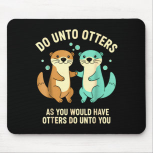 Doe Onto Otters Speelse Otter Stunt Meisjes Kinder Muismat