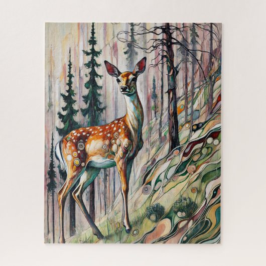 Doe op de berghelling 500 Piece Puzzel (Verticaal)