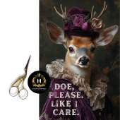 Doe Please Like I Care Sassy Herten Decoupage Tissuepapier