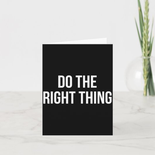 Doe Shirt Juist Kaart (Voorkant)