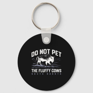 Doe Shirt Niet Aaien Fluffy Koeien Nationaal Sleutelhanger