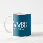 Doe Shirt Wwbd Wat Zou Brandon Koffiemok (Links)
