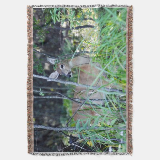 Doe Throw Blanket Deken (Voorkant Verticaal)