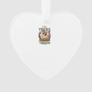 Doe Trucs Snoepjes Halloween Pug Heksenhoed Pompoe Ornament