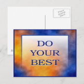 DOE UW BESTE BRIEFKAART (Voorkant / Achterkant)