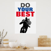 Doe uw beste Football Inspirerend Poster (Keuken)