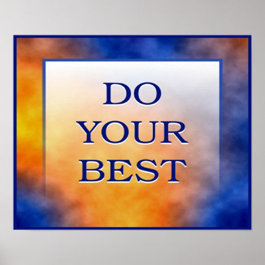 DOE UW BESTE POSTER (Voorkant)