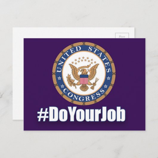 Doe uw Briefkaart van het baancongres (Voorkant / Achterkant)