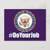 Doe uw Briefkaart van het baancongres (Voorkant)