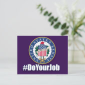 Doe uw Briefkaart voor de taaksenaat (Staand voorkant)