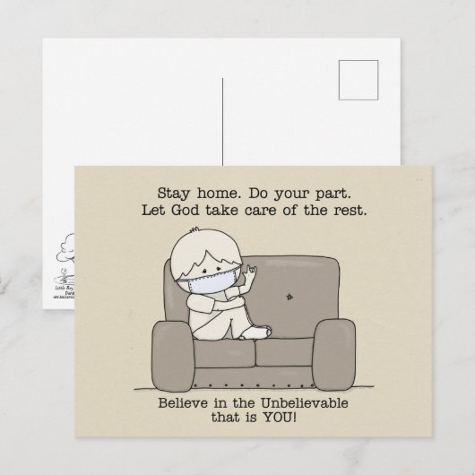 Doe uw deel briefkaart (Voorkant / Achterkant)