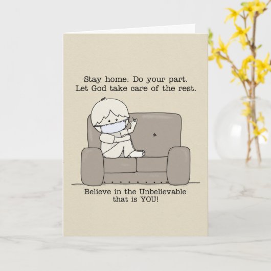 Doe uw deel kaart (Gele Bloem)