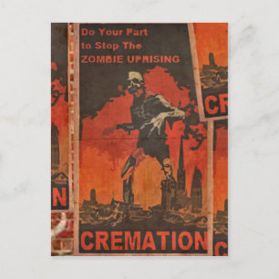 Doe uw deel om de Zombie-opstand tegen te houden Briefkaart