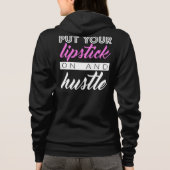Doe uw lippenstift aan en uw jas hoodie (Achterkant)
