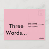 Doe uw taak briefkaart (Achterkant)