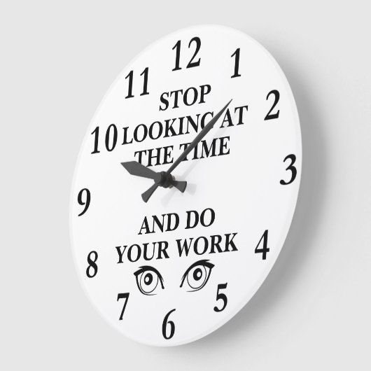 Doe uw werk wandklok (Hoek)