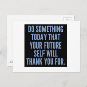 Doe vandaag iets briefkaart (Voorkant / Achterkant)