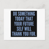 Doe vandaag iets briefkaart (Voorkant)